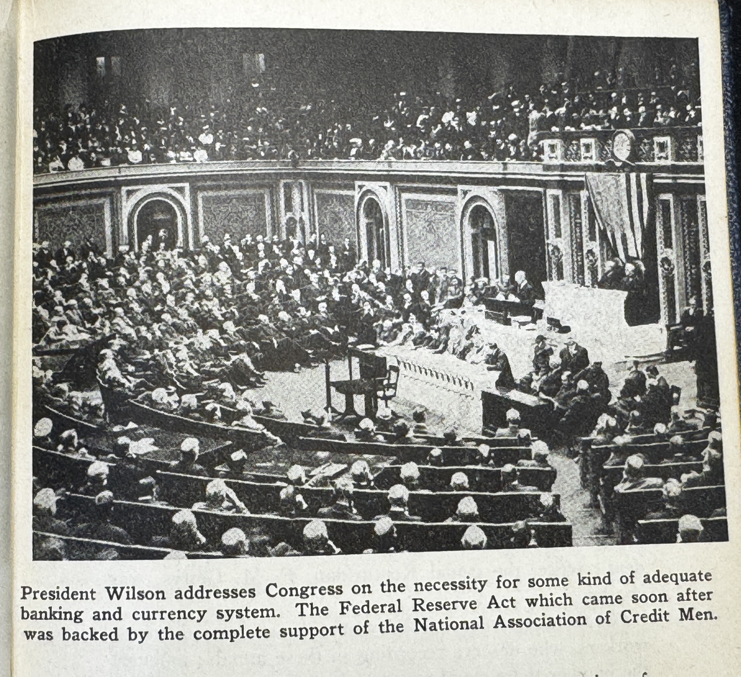 President Woodrow Wilson Addresses Congress - NACM History President Woodrow Wilson addressing Congress in a historic NACM publication
